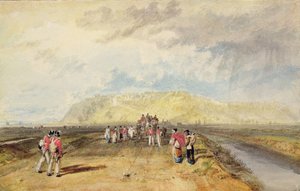Winchelsea, Sussex, von der Rye Road aus
