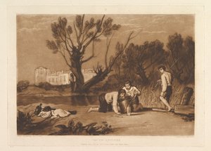 Junge Angler, Liber Studiorum, Teil VII, 1. Juni 1811 von Joseph Mallord William Turner