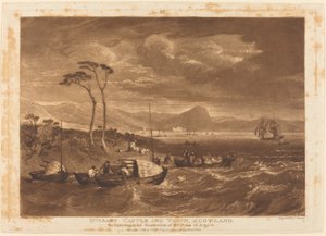 Schloss und Stadt Inverary von Joseph Mallord William Turner and Charles Turner
