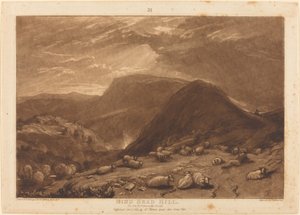 Hind Head Hill von Joseph Mallord William Turner and Robert Dunkarton