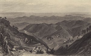 Mussoorie und das Doon, von Landour von after Joseph Mallord William Turner