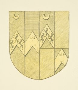 Wappen von Brook(e?) auf Messingplatte in St. Mary Redcliffe
