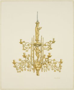 Messing-Kronleuchter in der Temple Church von Joseph Manning