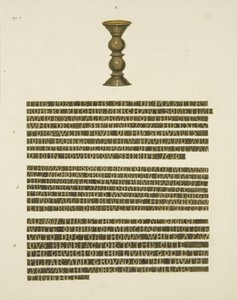 Bronzesäule (Nägel) Nr. 2, mit Inschriften von Nr. 2, 3 und 4