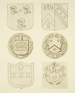Wappen auf Grabsteinen