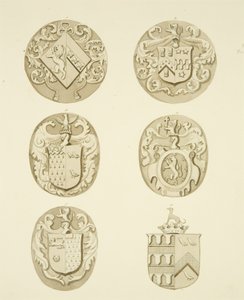 Wappen auf Grabsteinen in der St. Mary Redcliffe
