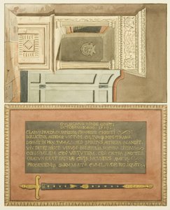 Ende des Denkmals von William Bird in St. Mark