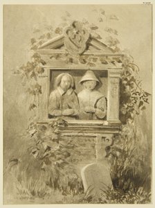 Denkmal auf dem Kirchhof von St. Thomas (wahrscheinlich Richard Hart) entfernt aus der alten Kirche von Joseph Manning
