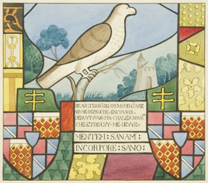 Buntglas in St. Markus - ein heraldisches Gerät von Joseph Manning