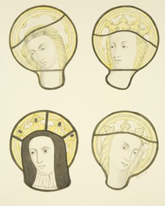 Buntglasfenster im Ostfenster, Nordquerhaus von St. Mary Redcliffe