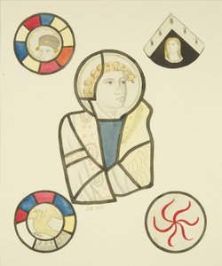 Buntglas im Nordfenster des Chors der St. Mary Redcliffe von Joseph Manning