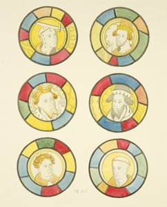 Buntglasfenster im Nordfenster des Kirchenschiffs von St. Mary Redcliffe