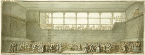 Der Ballhausschwur, ca. 1789 von Joseph Marie Flouest