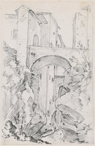 Eine hohe Brücke in Tivoli