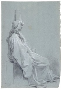 Ein junger Mann in orientalischem Kostüm von Joseph Marie Vien