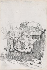 Häuser an einer Straße in Italien