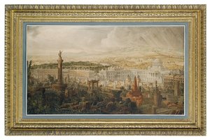 Entwurf für den Waterloo-Palast, die vorgeschlagene Stadtresidenz des Herzogs von Wellington, ca. 1816 von Joseph Michael Gandy