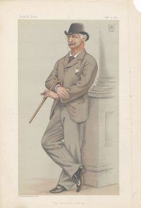 Coutts Lindsay, Die Grosvenor Gallery aus Vanity Fair, 3. Februar 1883 von Joseph Middleton Jopling