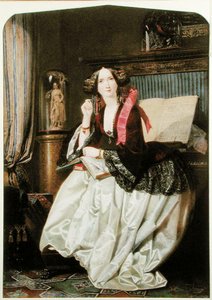 Miss Ashton am Klavier von Joseph Middleton Jopling
