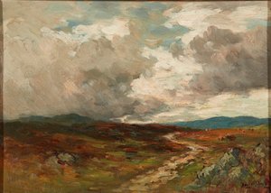 Sturmwolken über den Hügeln von Joseph Milne
