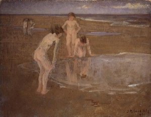Auf der Suche nach Kaulquappen von Joseph Milner Kite
