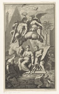 Herkules gekrönt von Victoria von Joseph Mulder