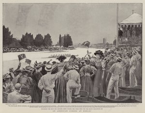 Eine amerikanische Ecke in Henley von Joseph Nash