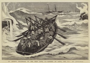 Eine Künstlerpilgerreise ins Heilige Land, X, Landung in Jaffa, der Felsen von Andromeda