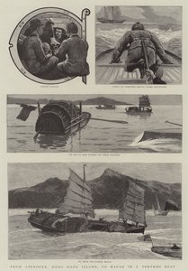 Von Aberdeen, Hongkong-Insel, nach Macao in einem Torpedoboot