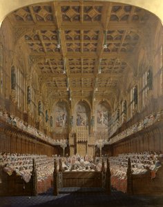 Königin Victoria im House of Lords von Joseph Nash