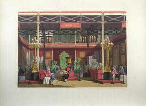 Russische Ausstellung im Inneren während der Großen Ausstellung 1851 von Joseph Nash