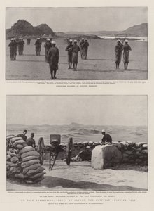 Die Nil-Expedition, Szenen in Sarras, dem ägyptischen Grenzposten von Joseph Nash