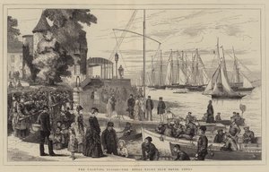 Die Segelsaison, das Royal Yacht Club House, Cowes von Joseph Nash