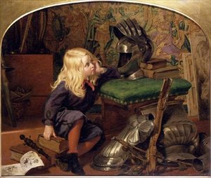 Ich frage mich, wer dort gelebt hat? von Joseph Noel Paton