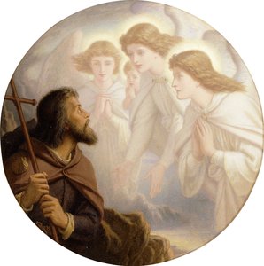 Führe, freundliches Licht, inmitten der umgebenden Dunkelheit, führe mich weiter!...und mit dem Morgen lächeln jene Engelsgesichter, die ich lange geliebt und eine Weile verloren habe, 1894 von Joseph Noel Paton