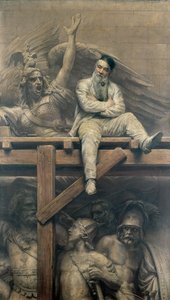 François Rude arbeitet am Arc de Triomphe, 1893 von Joseph Noel Sylvestre