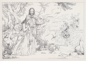 Shakespeares Der Sturm, Akt I, Szene 2 von Joseph Noel after Paton