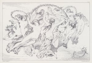 Shelleys Prometheus Unbound, Akt III, Szene 2 von Joseph Noel after Paton