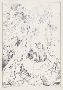 Shelleys Prometheus Unbound, Akt II, Szene 2 von Joseph Noel after Paton