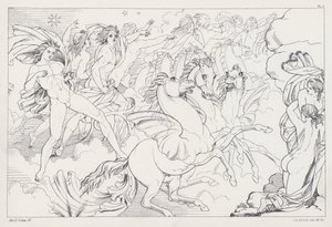 Prometheus Unbound, Akt II, Szene 4 von Joseph Noel after Paton