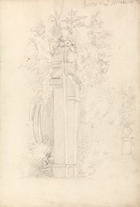Eine Statue im Garten von Joseph Nollekens