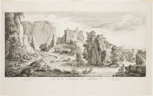Ansicht des Brunnens von Vaucluse von Joseph Parrocel