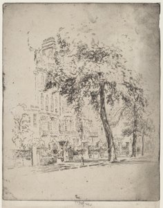 Großer Baum, Cheyne Walk von Joseph Pennell