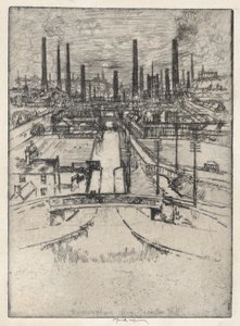 Birmingham von Granlley Hill von Joseph Pennell