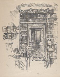 Bücherzimmer bei Dr. Wister