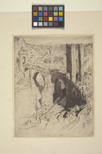 Brücke von Alcantara von Joseph Pennell