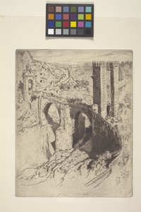 Brücke von Alcantara von Joseph Pennell