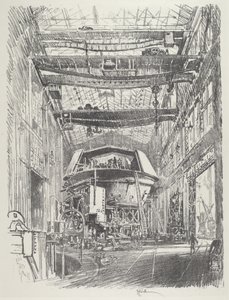 Bau des großen Turms, 1916