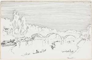 Charenton-le-Pont, ca. 1893 von Joseph Pennell