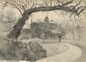 Chelsea Pfarrhaus von Joseph Pennell